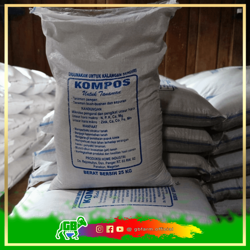 Pupuk Kandang Kambing Organik Peternakan GB Farm